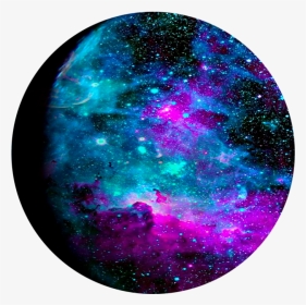 #luna #moon #galaxy #galaxia #universo #universe - Circle, HD Png Download, Transparent PNG