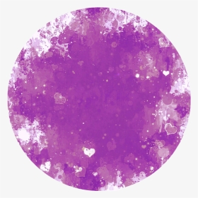 #sticker #freetoedit #purple #heart #background And - Circle, HD Png Download, Transparent PNG