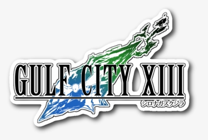 Gulf City Xiii Final Fantasy Vii Logo Sticker - Graphic Design, HD Png Download, Transparent PNG