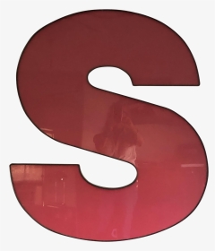 1960s Vintage Graphic Wall Art Red Acrylic Letter S, HD Png Download, Transparent PNG
