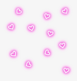 #aesthetic #aesthetics #эстетика #heart #hearts #сердечки - Neon Hearts Png, Transparent Png, Transparent PNG
