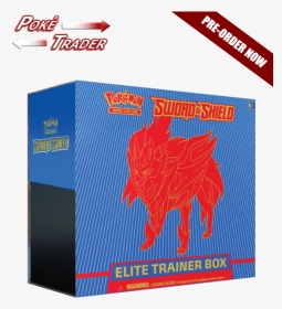Pokemon Sword & Shield Elite Trainer Box [pre-order] - Graphic Design, HD Png Download, Transparent PNG