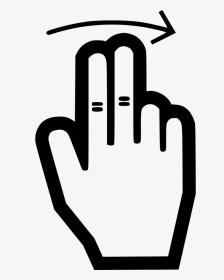 Swipe Right - Icon Hand Vector Png, Transparent Png, Transparent PNG