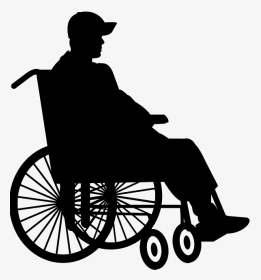 Man In Wheelchair Vector, HD Png Download, Transparent PNG
