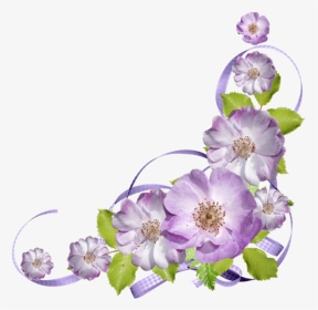 มุม ดอกไม้ สวย ๆ, HD Png Download, Transparent PNG