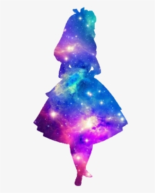 #alicia #galaxia #silueta #silhouette - Galaxy Backgrounds For Phones, HD Png Download, Transparent PNG