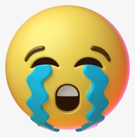 Collection Of Free Crying Transparent Blue Emoji - Sad Face Emoji Png ...