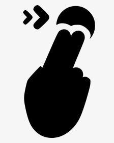 Two Finger Swipe Right, HD Png Download, Transparent PNG