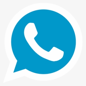 Whatsapp Logo Png Blue, Transparent Png, Transparent PNG