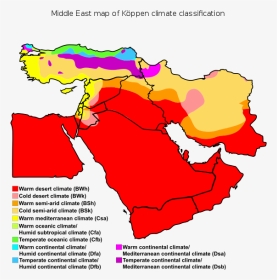 Koppen Climate Map Saudi Arabia, HD Png Download, Transparent PNG