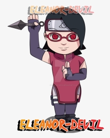 Naruto Next Gen - Chibi Sarada Uchiha, HD Png Download, Transparent PNG