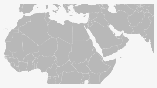 Africa Vector Png -maps Vector Mena - Middle East Map Png, Transparent Png, Transparent PNG