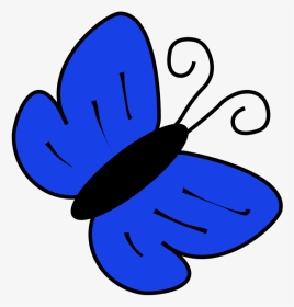 Blue Butterfly Clipart - Butterfly Clip Art, HD Png Download, Transparent PNG