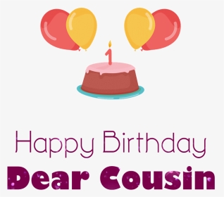 Graphic Freeuse Download Happy Birthday Cousin Clipart - Birthday Party, HD Png Download, Transparent PNG