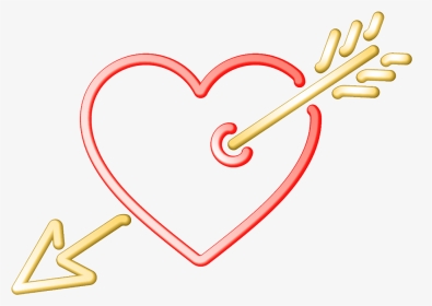 #love #heart #arrow #colorful #glitter #valentinesday, HD Png Download, Transparent PNG