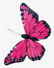 Pink Butterfly Clip Art - Pink Butterfly Flying Png, Transparent Png, Transparent PNG