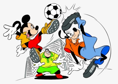Disney Basketball Clipart Svg Download Mickey & Pals - Mickey Mouse Futbol Png, Transparent Png, Transparent PNG