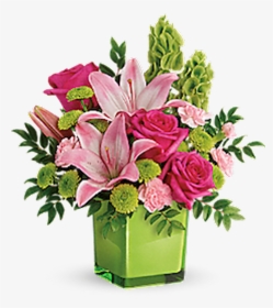 Bouquet In Spanish - Love With Lime Teleflora, HD Png Download, Transparent PNG