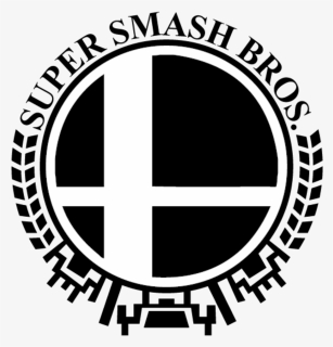 Smash Bros Logo Black And White, HD Png Download, Transparent PNG