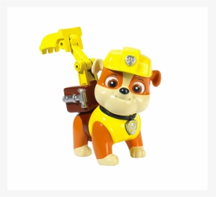 Spin Master Paw Patrol - Paw Patrol Rubble Figure, HD Png Download, Transparent PNG