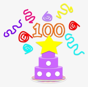 Free Clipart For The 100th Day Of School - Clip Art, HD Png Download, Transparent PNG