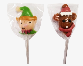 Candy Showcase Christmas Elf & Rudolph Pops And More - Chocolate, HD Png Download, Transparent PNG
