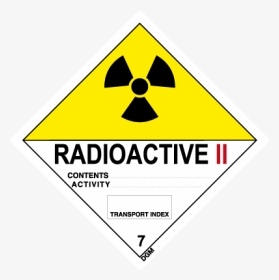 Class 7 Radioactive Ii Placards, HD Png Download, Transparent PNG