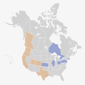 Map Of North America Png, Transparent Png, Transparent PNG