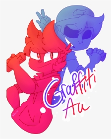 A Little Thing I Made For @eddsworld Graffiti Au thank - Cartoon, HD Png Download, Transparent PNG