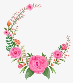 Round Flower Frame Png Picture - Flower Pic Frame Png, Transparent Png, Transparent PNG