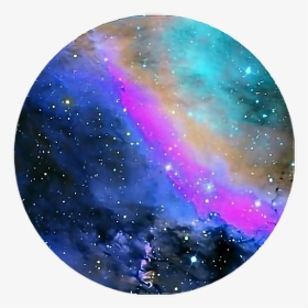 #nebula #cosmos #space #galaxy #galaxia #circle #circlesticker - Milky Way, HD Png Download, Transparent PNG