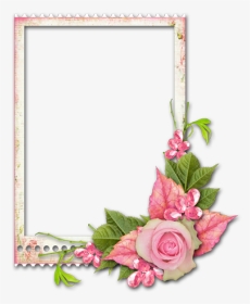 Cadre Avec Fleurs - Cadres Fleur Transparent, HD Png Download, Transparent PNG