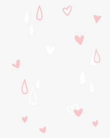 #ftestickers #overlay #shading #hearts #raindrops #pink - Heart, HD Png Download, Transparent PNG