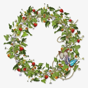 Wreath With Tomatoes Clipart, HD Png Download, Transparent PNG
