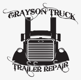 Grayson Truck & Trailer Repair - Peterbilt Logo Black And White, HD Png Download, Transparent PNG