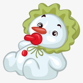 Снеговик Малыш - Снеговики - Картинки Png - Галерейка - Winter Baby Clipart, Transparent Png, Transparent PNG
