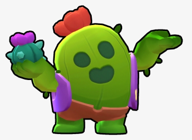 Spike - Spike From Brawl Stars, HD Png Download, Transparent PNG