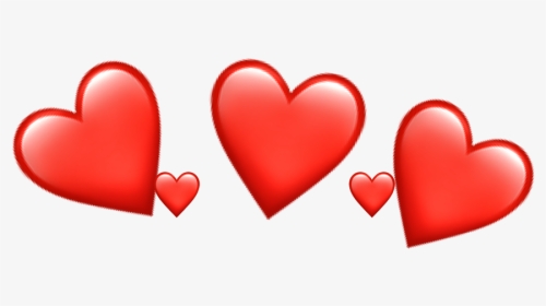 #heart #heartcrown #redheartcrown #redheart #freetoedit - Heart, HD Png Download, Transparent PNG