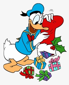 Donald Duck Christmas Clipart, HD Png Download, Transparent PNG