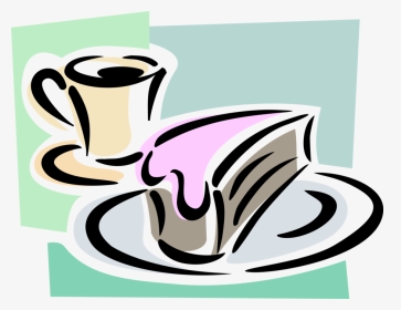 Transparent Coffee Vector Png - Coffee And Dessert Clip Art, Png Download, Transparent PNG