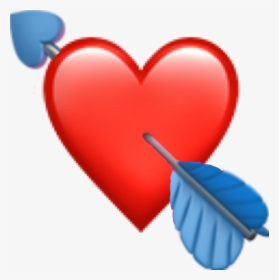 #apple #edit #customemoji #red #heart #redheartarrowappleemoji - Iphone Heart Emoji Png, Transparent Png, Transparent PNG