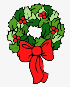 Free Christmas Clip Art By Phillip Martin, Wreath - Wreath Clipart, HD Png Download, Transparent PNG