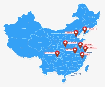 Map - Greater China Map, HD Png Download, Transparent PNG