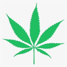 Canabis Leaf Vector - Transparent Background Cannabis Leaf Png, Png Download, Transparent PNG