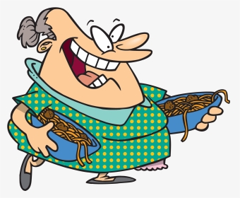 Old Italian Woman Cartoon, HD Png Download, Transparent PNG