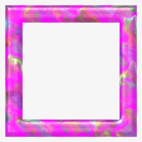 Moldura Quadrada Pink Mancha - Picture Frame, HD Png Download, Transparent PNG