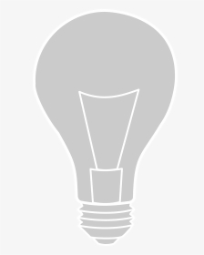 Lightbulb Silhouette, HD Png Download, Transparent PNG