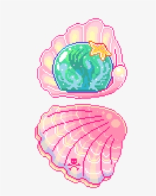 #freetoedit #cute #kawaii #pixel #pastel #shell - Pixel Art Tumblr Png, Transparent Png, Transparent PNG