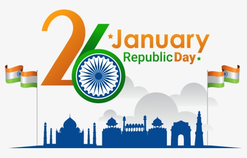 Republic Day - 26 January 70th Republic Day, HD Png Download, Transparent PNG