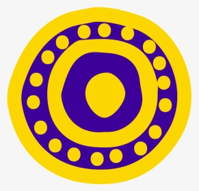 Circle Yellow Purple - Crystal Sticker For Letter, HD Png Download, Transparent PNG